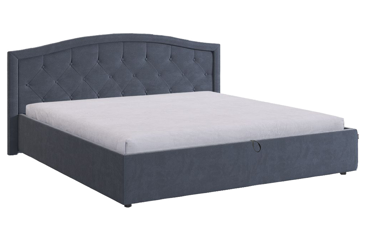 Кровать с подъемным механизмом Верона 2 180х200 см (топаз (велюр))