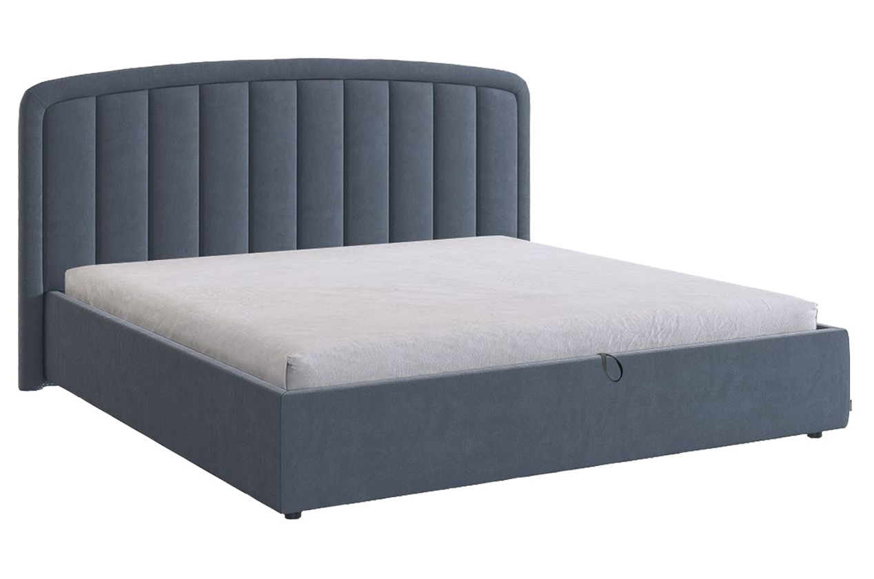Кровать с подъемным механизмом Сиена 2 180х200 см (топаз (велюр))