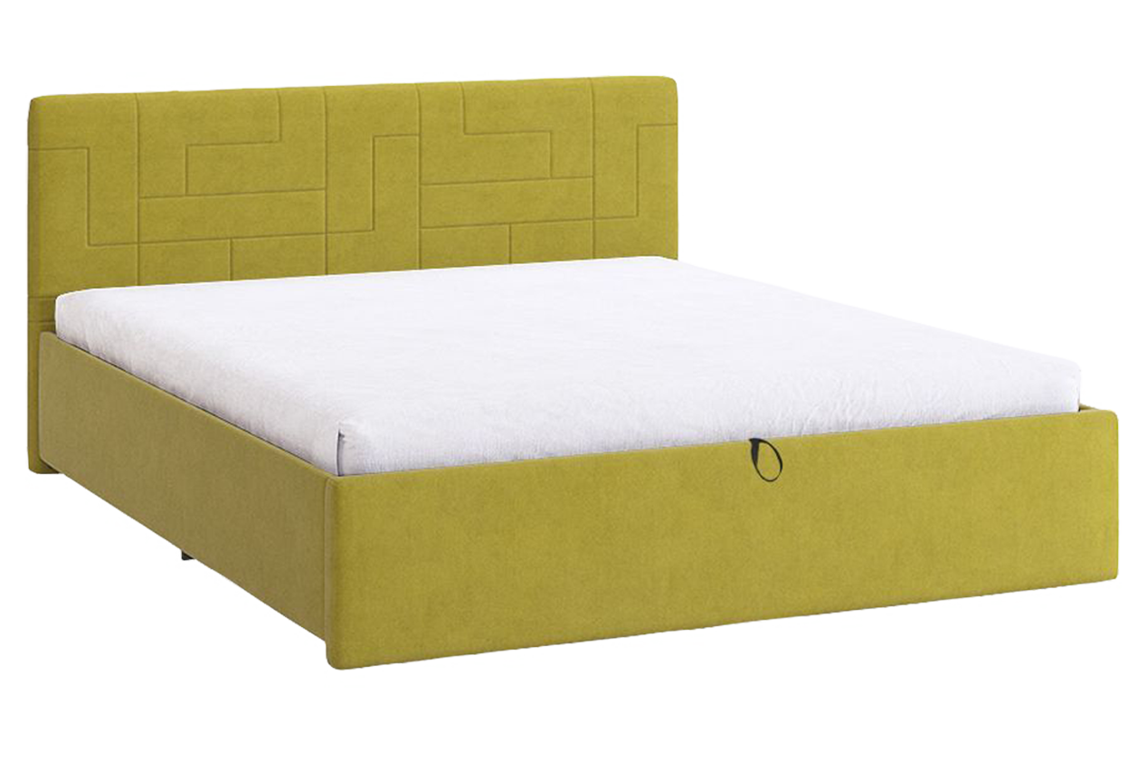 Кровать с подъемным механизмом Лора 2 160х200 см (янтарь (велюр))