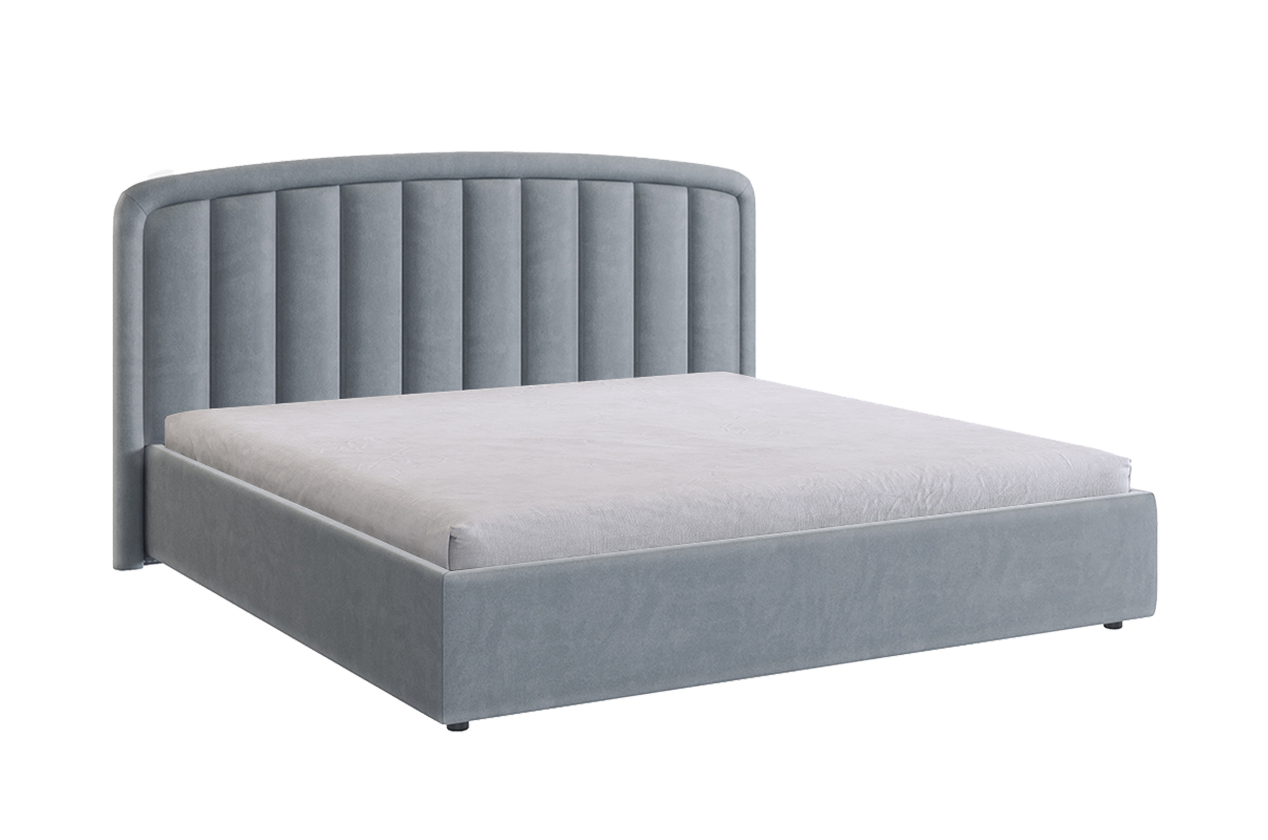 Кровать с подъемным механизмом Сиена 2 180х200 см (оникс (велюр))