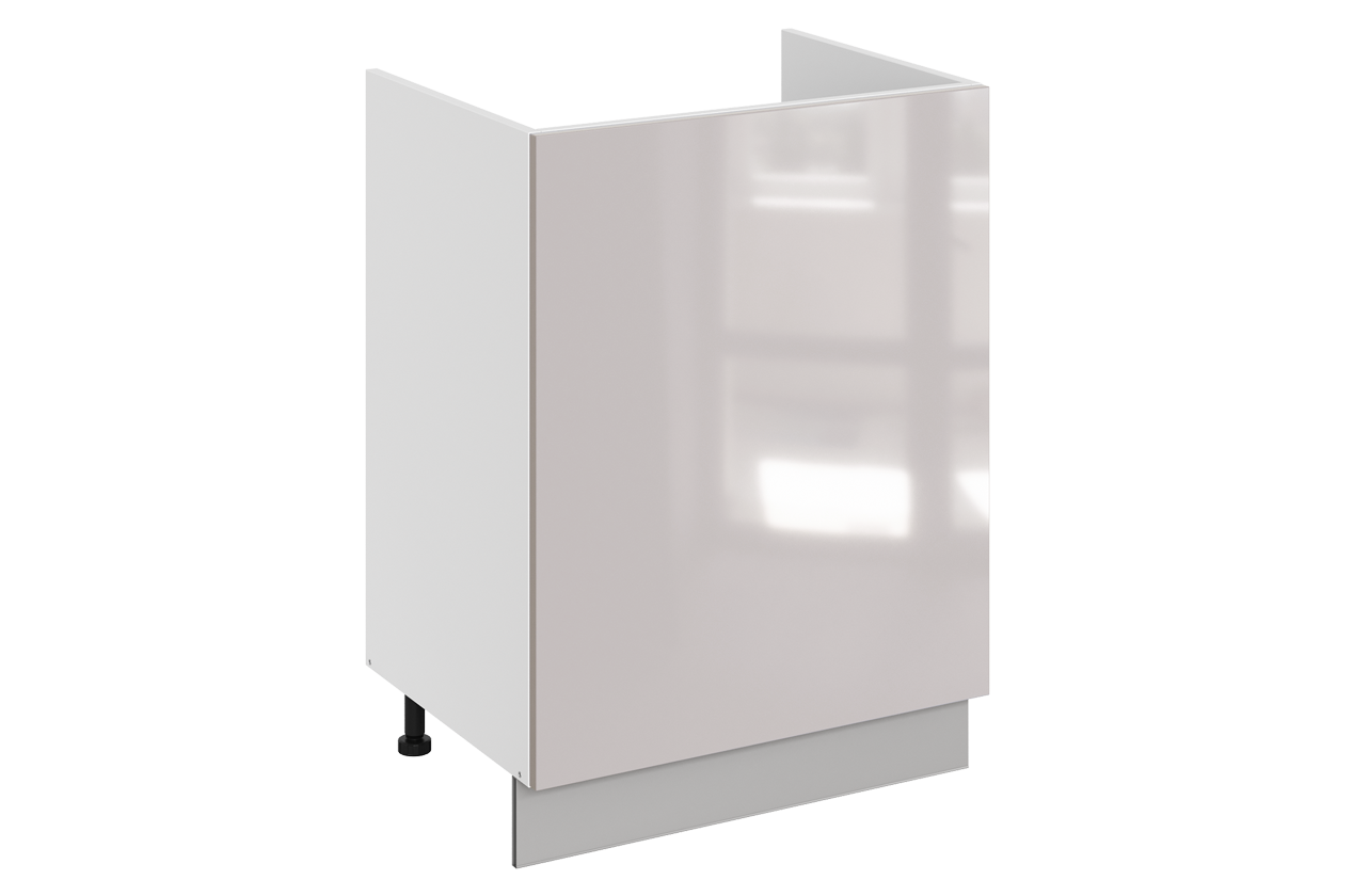 Кристи Шкаф рабочий под мойку L600 B500 (1 дв. гл.) (эмаль)