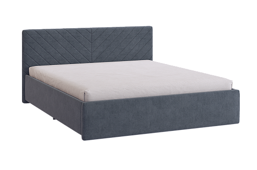 Кровать с основанием Сандра 2 160х200 см (топаз (велюр))
