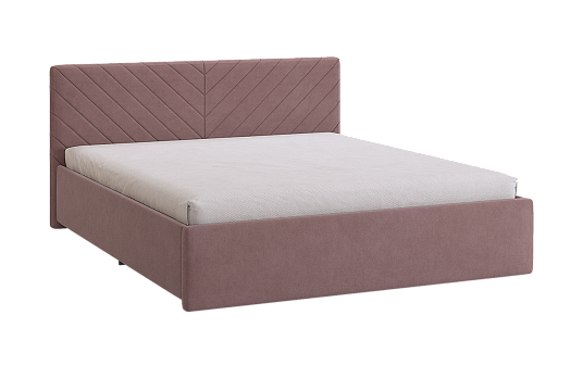 Кровать с основанием Сандра 2 160х200 см (пудра (велюр))