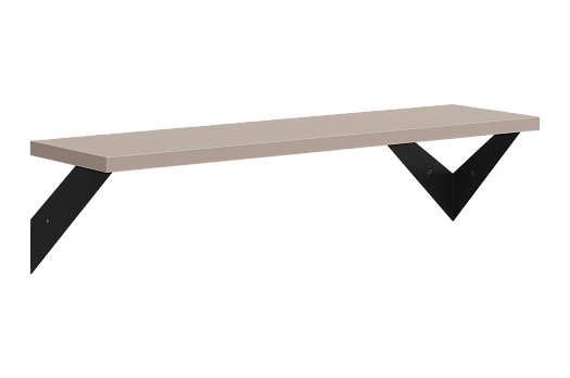 Рич Полка навесная (кашемир/черный)