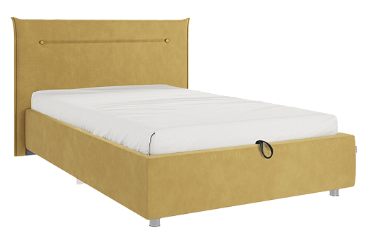 Кровать с подъемным механизмом Альба 120х200 см (медовый (велюр))
