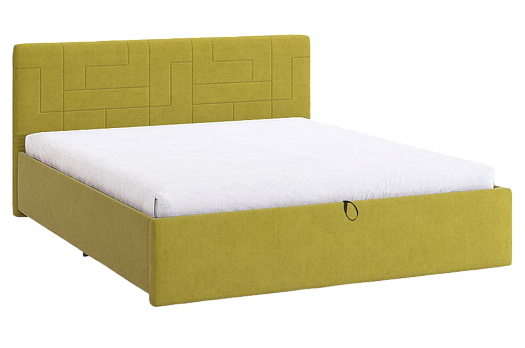 Кровать с подъемным механизмом Лора 2 160х200 см (янтарь (велюр))