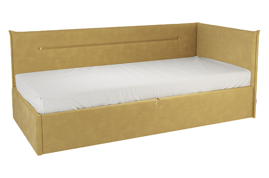 Кровать с подъемным механизмом Альба (Тахта) 90х200 см (медовый (велюр))
