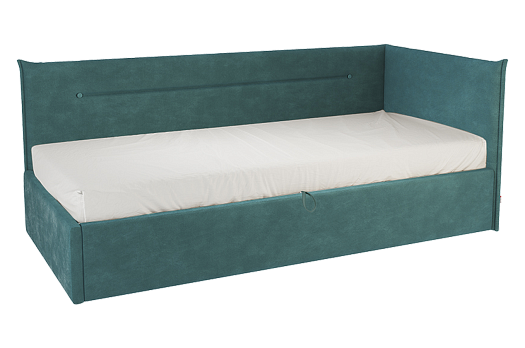 Кровать с подъемным механизмом Альба (Тахта) 90х200 см (сосна (велюр))