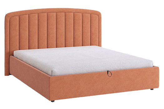 Кровать с подъемным механизмом Сиена 2 160х200 см (персик (велюр))