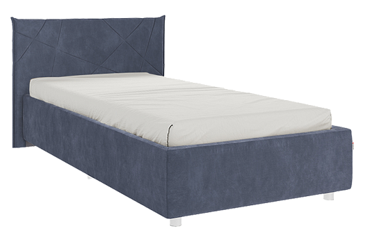 Кровать с основанием Квест 90х200 см (топаз (велюр))
