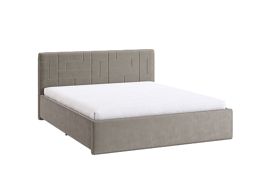 Кровать с основанием Лора 2 160х200 см (латте (велюр))