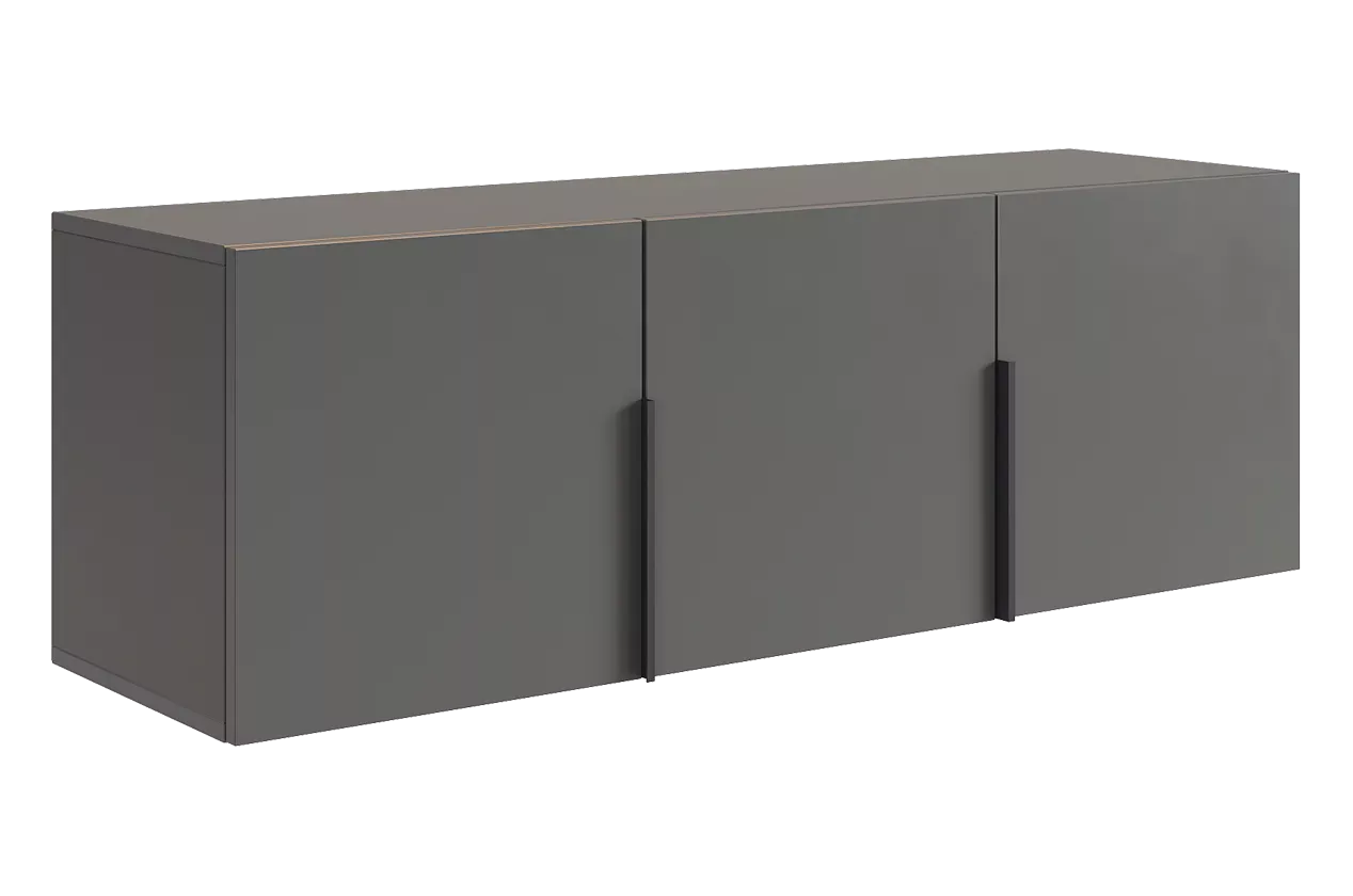 Баско Антресоль трехдверная L1200 (графит)