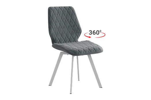 Стул Орион Т2П (графит (велюр)/белый)