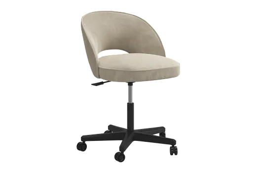 Стул Моли 2 Т3 (пломбир (велюр)/черный)