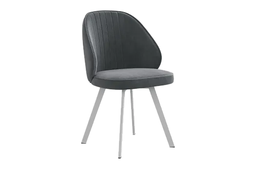 Стул Монарх Т2 (графит (велюр)/белый)