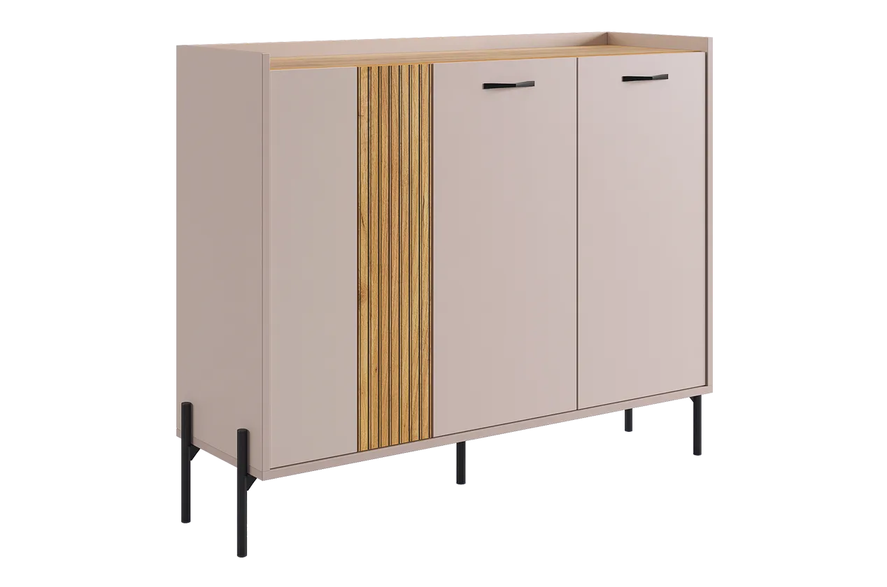 Доминика Комод (кашемир/дуб крафт золотой)