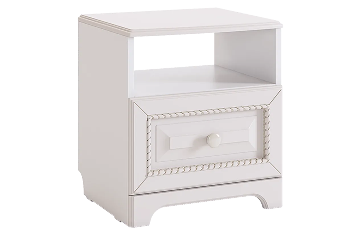 Белла Тумба прикроватная (белый/джелато софт)