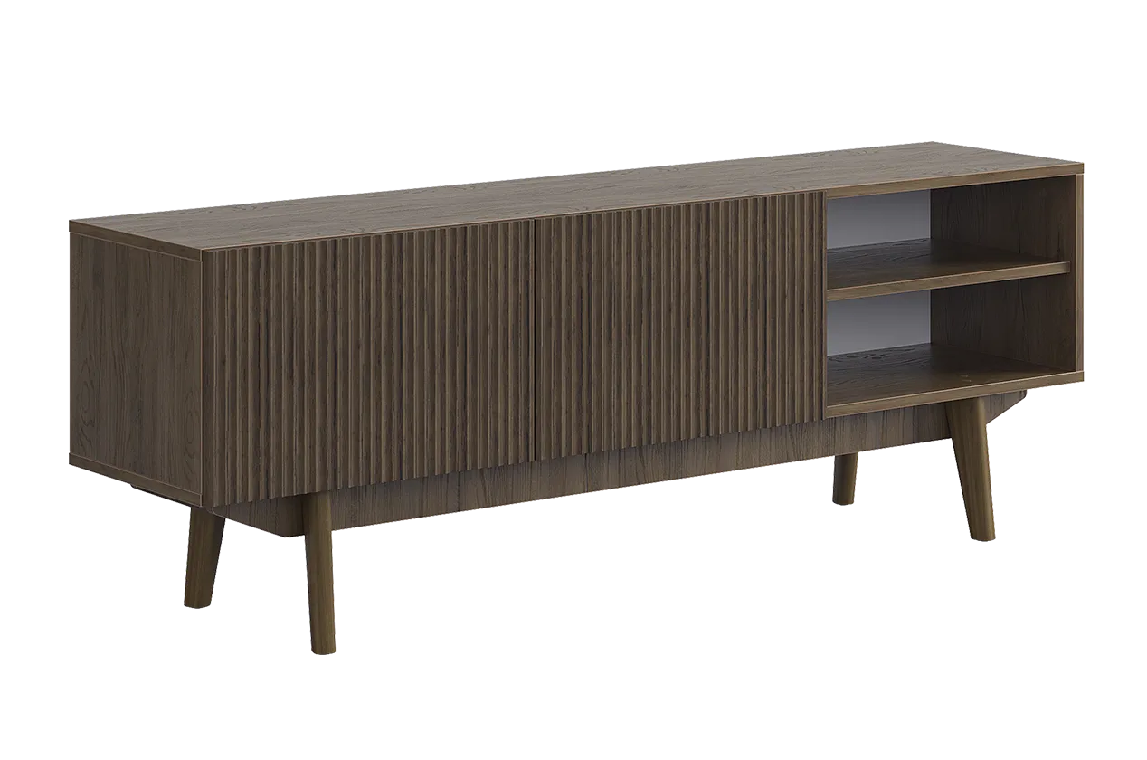 ТВ тумба 150 Мира (дуб гудзон шоколадный)