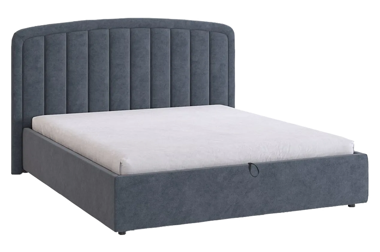 Кровать с подъемным механизмом Сиена 2 160х200 см (топаз (велюр))